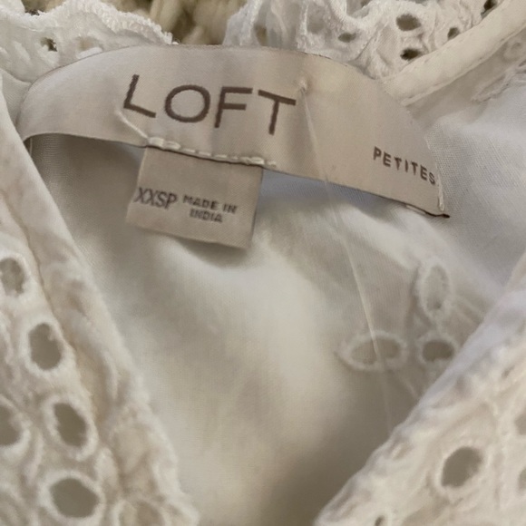 Loft Eyelet Embroidered Blouse - Picture 1 of 4